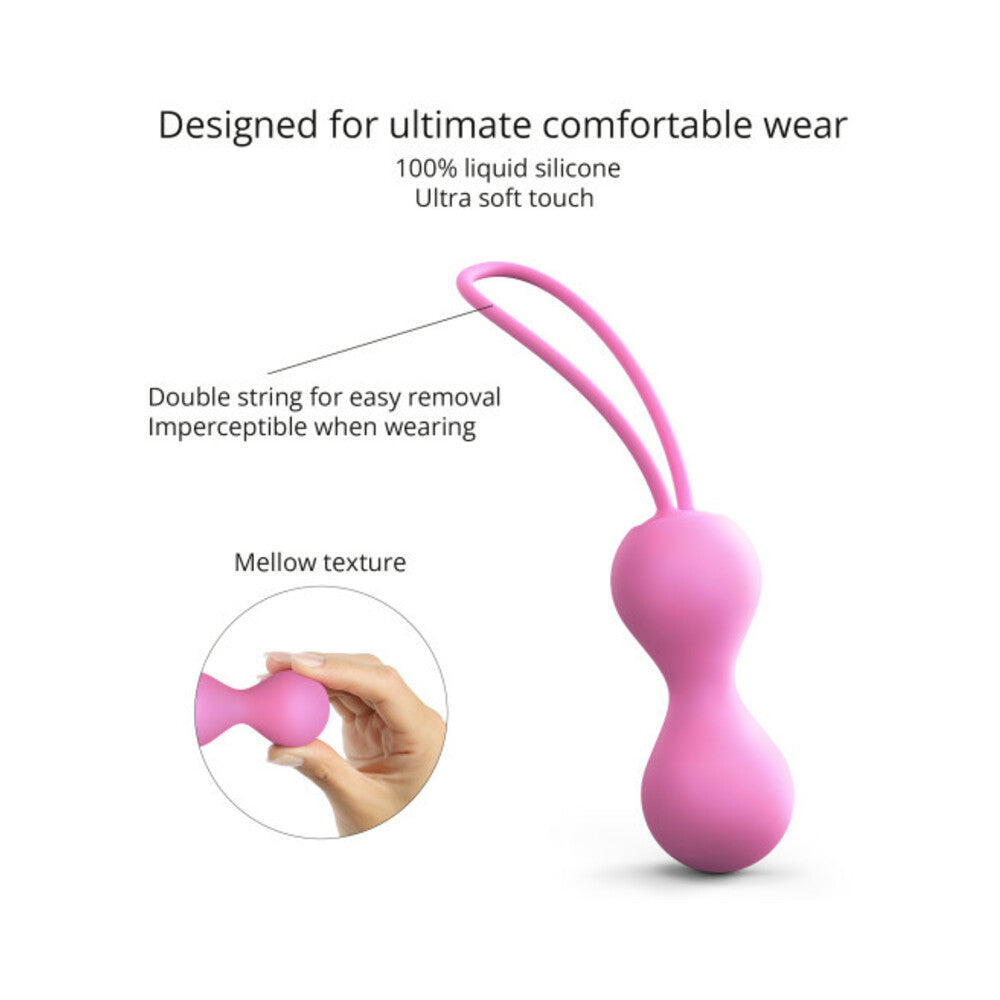Love to Love Joia Silicone Kegel Balls Pink Passion - Fantasies Boutique