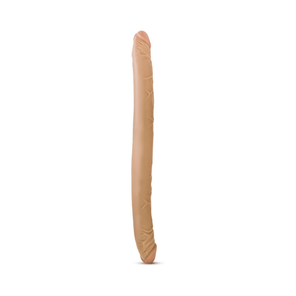 Blush B Yours 16 in. Double Dildo Tan - Fantasies Boutique