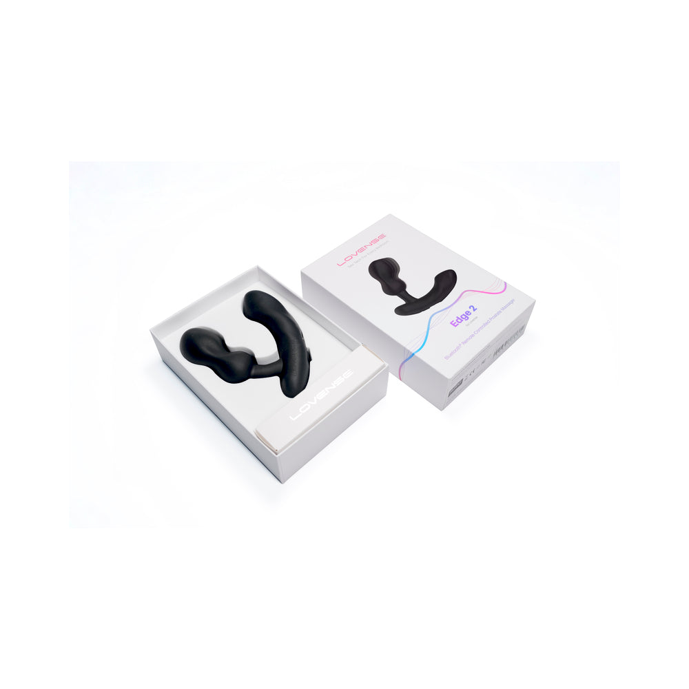 Lovense Edge 2 Bluetooth Remote-Controlled Adjustable Prostate Massager - Fantasies Boutique