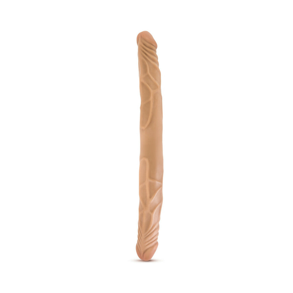 Blush B Yours 14 in. Double Dildo Tan - Fantasies Boutique