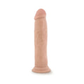Au Naturel 9.5 in. Magnum Dong Posable Dual Density Dildo Beige - Fantasies Boutique