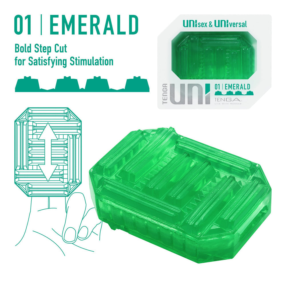 Tenga Uni Emerald - Fantasies Boutique