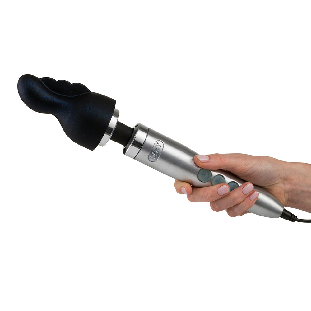 Doxy 3 Silicone Clitoral Wand Attachment Navy - Fantasies Boutique