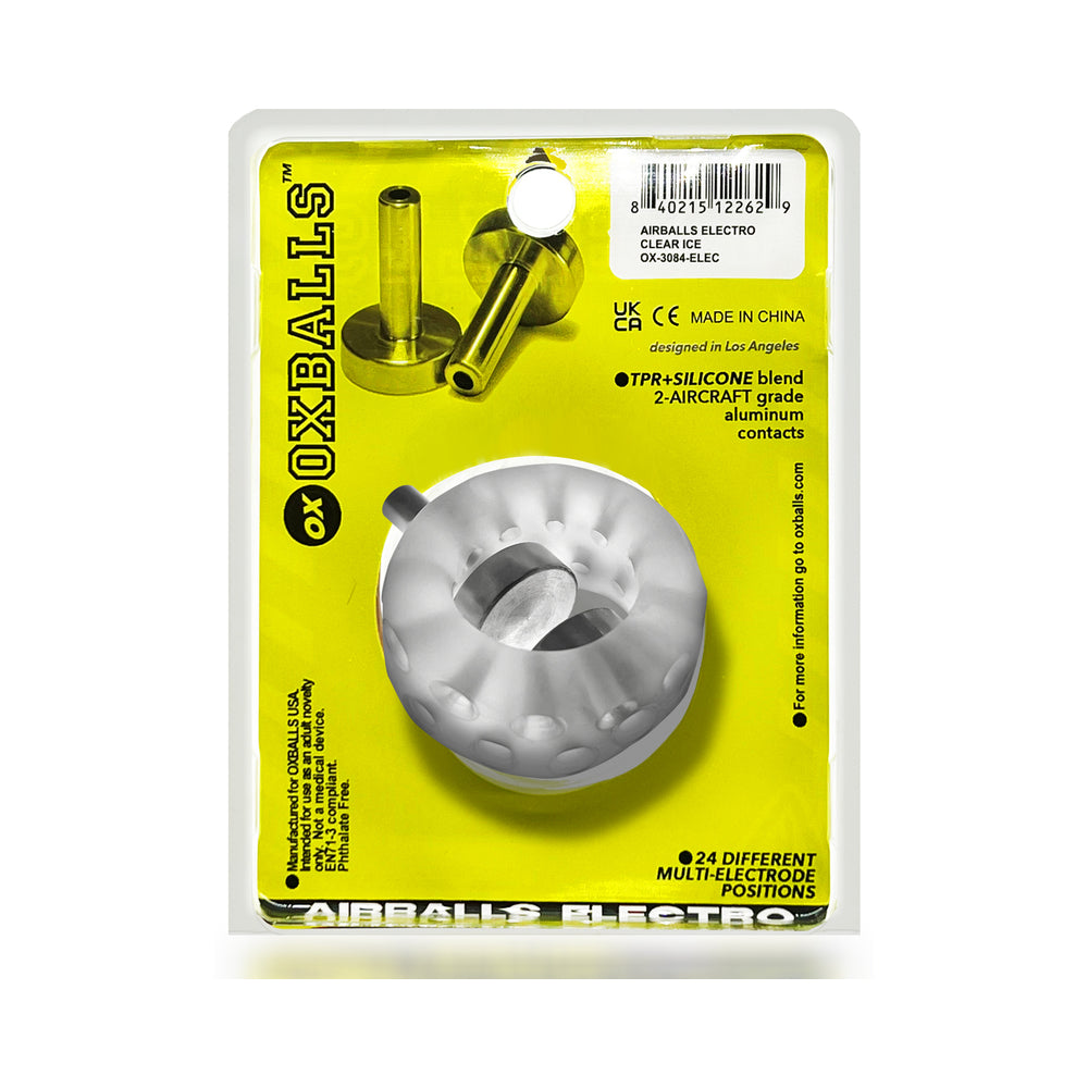 OxBalls Airballs Electro Air-Lite Ballstretcher Clear Ice - Fantasies Boutique