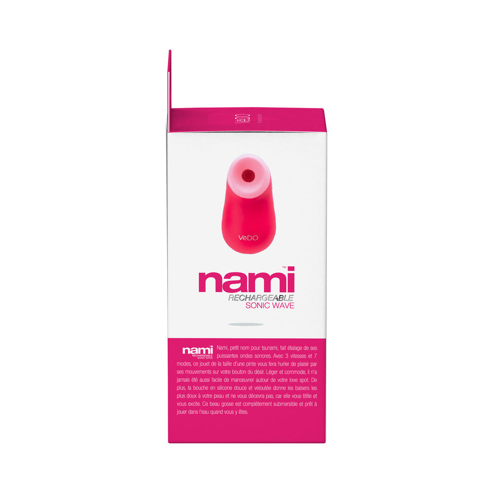 Vedo Nami Rechargeable Sonic Vibe Foxy Pink - Fantasies Boutique