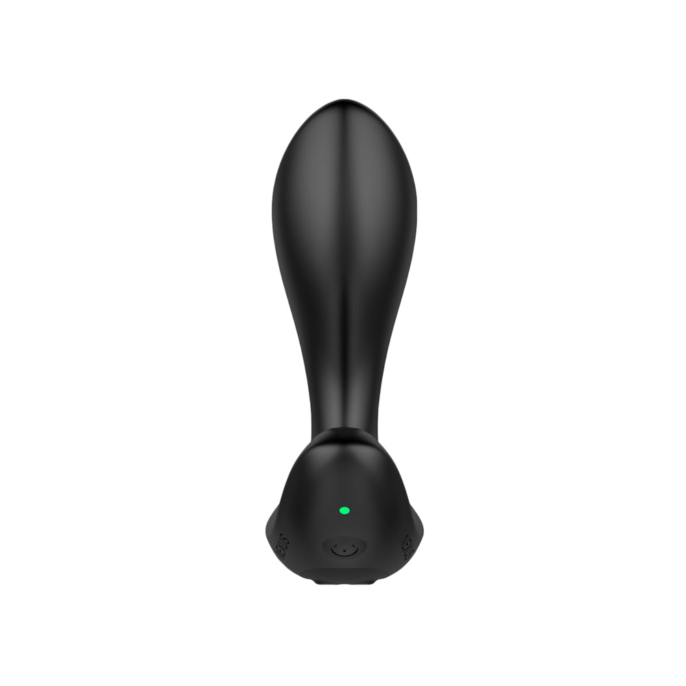 Nexus Duo Plug Rechargeable Remote-Controlled Vibrating Silicone Anal Plug Black - Fantasies Boutique