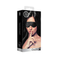 Ouch! Velvet Adjustable Eye Mask With Velcro Straps Blindfold Black - Fantasies Boutique