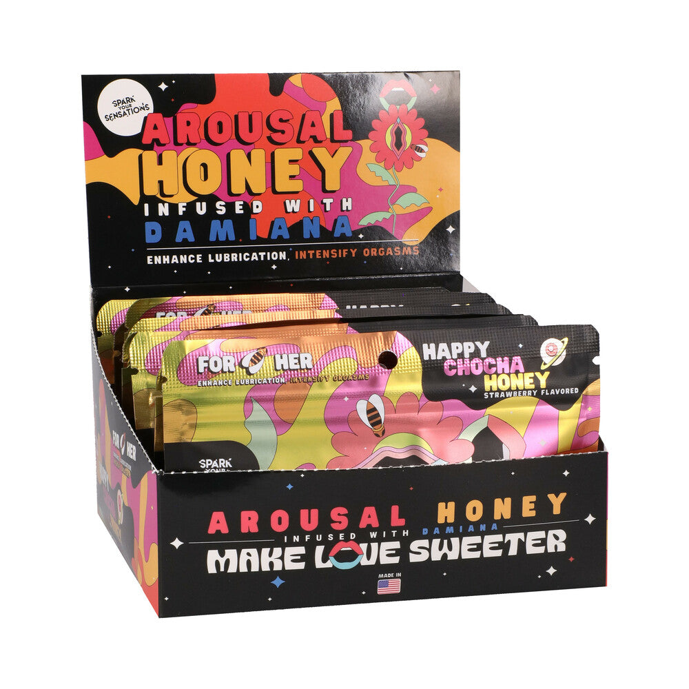 Happy Chocha Honey Arousal Honey 12-Pack Display