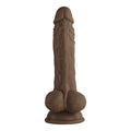FemmeFunn Vortex Turbo Baller 2.0 8.25 in. Vibrating Rotating Dildo Brown - Fantasies Boutique