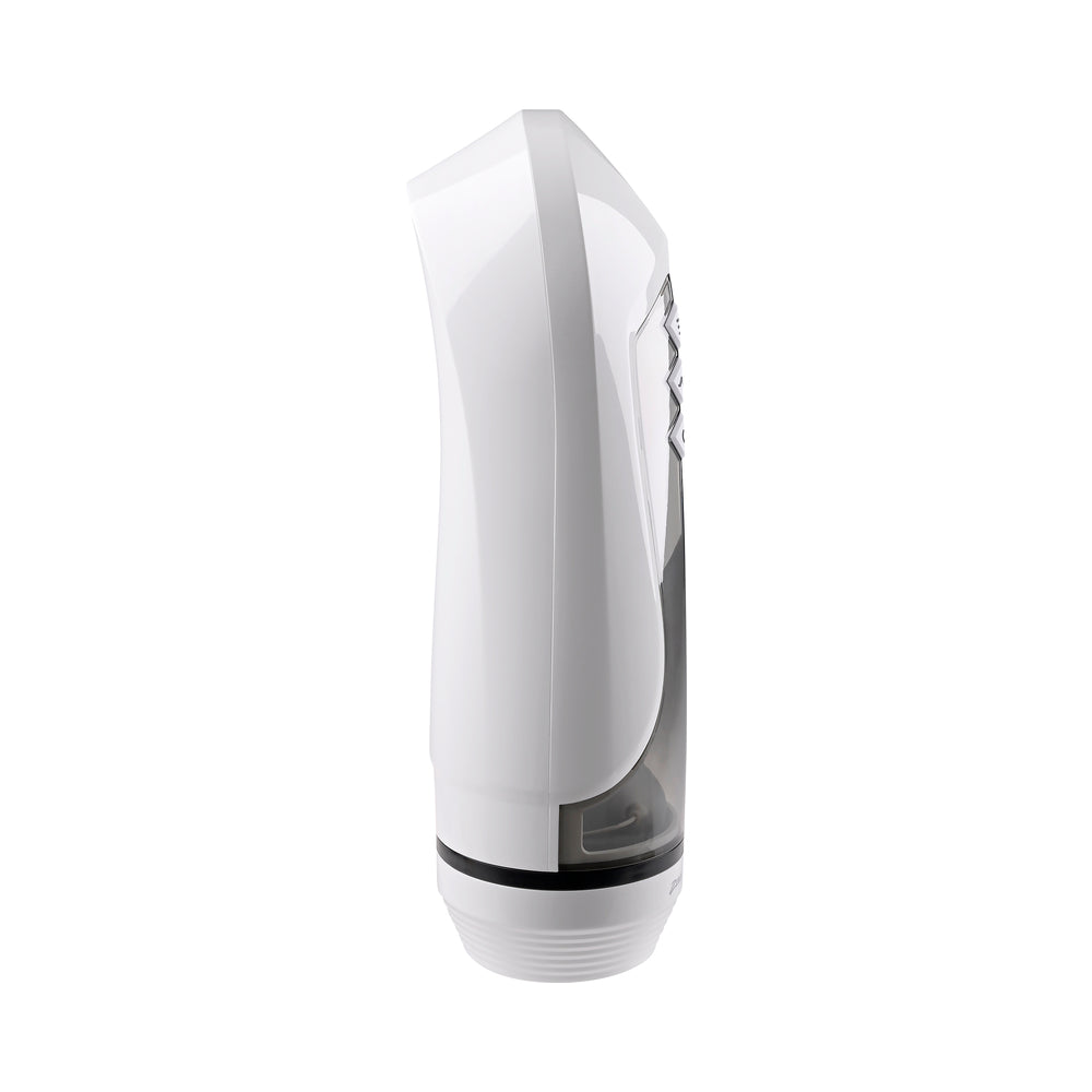 Zero Tolerance Stroking Buddy Rechargeable Vibrating Stroker White - Fantasies Boutique