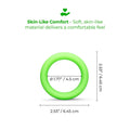 b-Vibe Snug Ring 45mm Snug Fit Silicone C-Ring Green