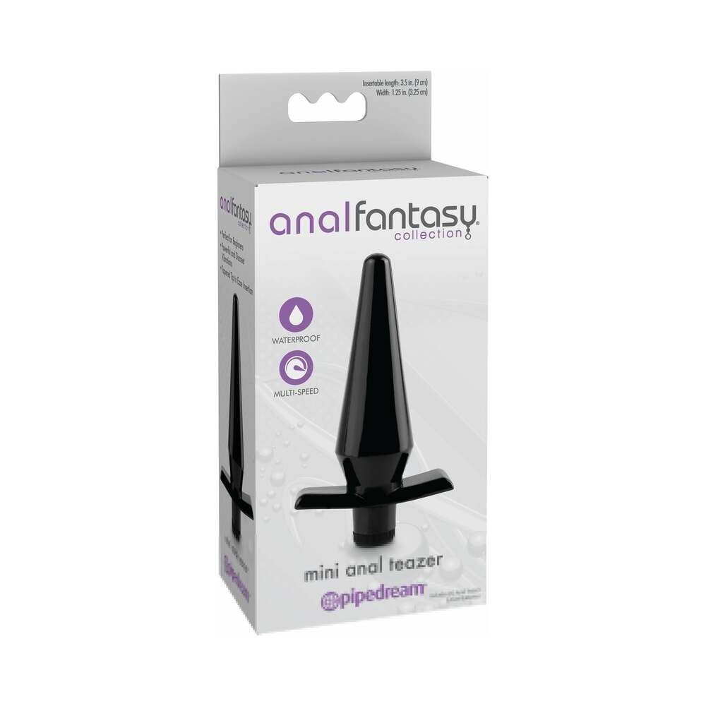 Pipedream Anal Fantasy Collection Vibrating Mini Anal Teazer Black - Fantasies Boutique