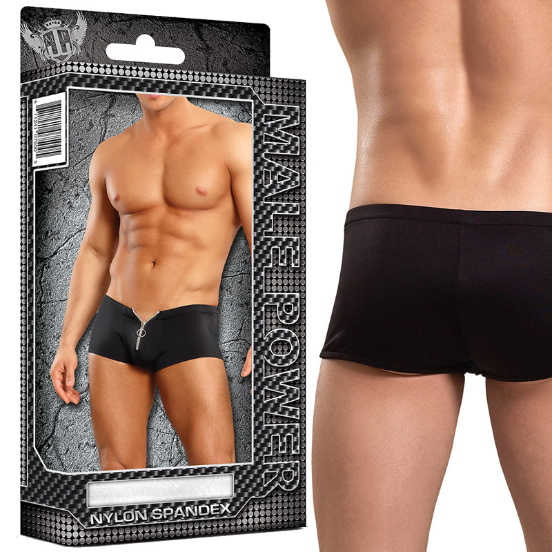 Male Power Zipper Shorts L/XL Underwear - Fantasies Boutique