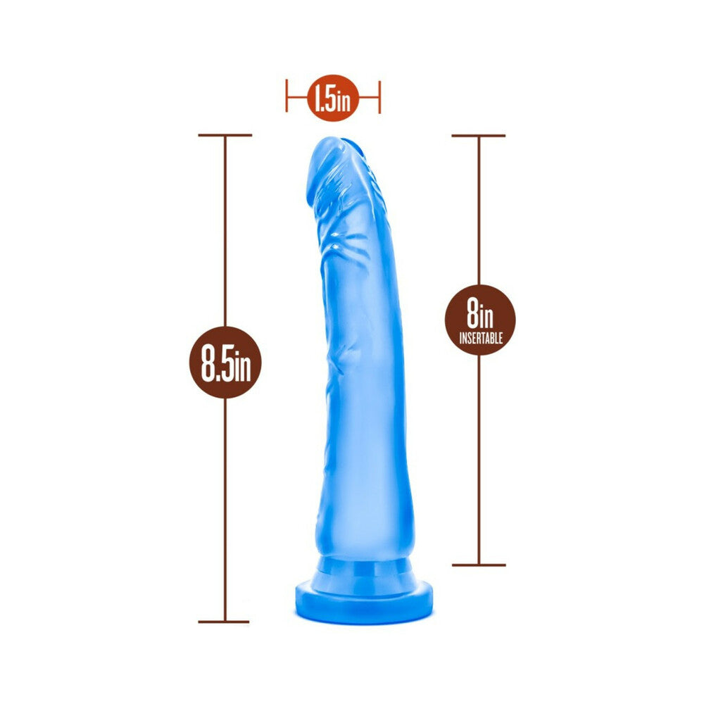 B Yours Sweet 'n Hard 6 Realistic 8.5 in. Dildo Blue - Fantasies Boutique