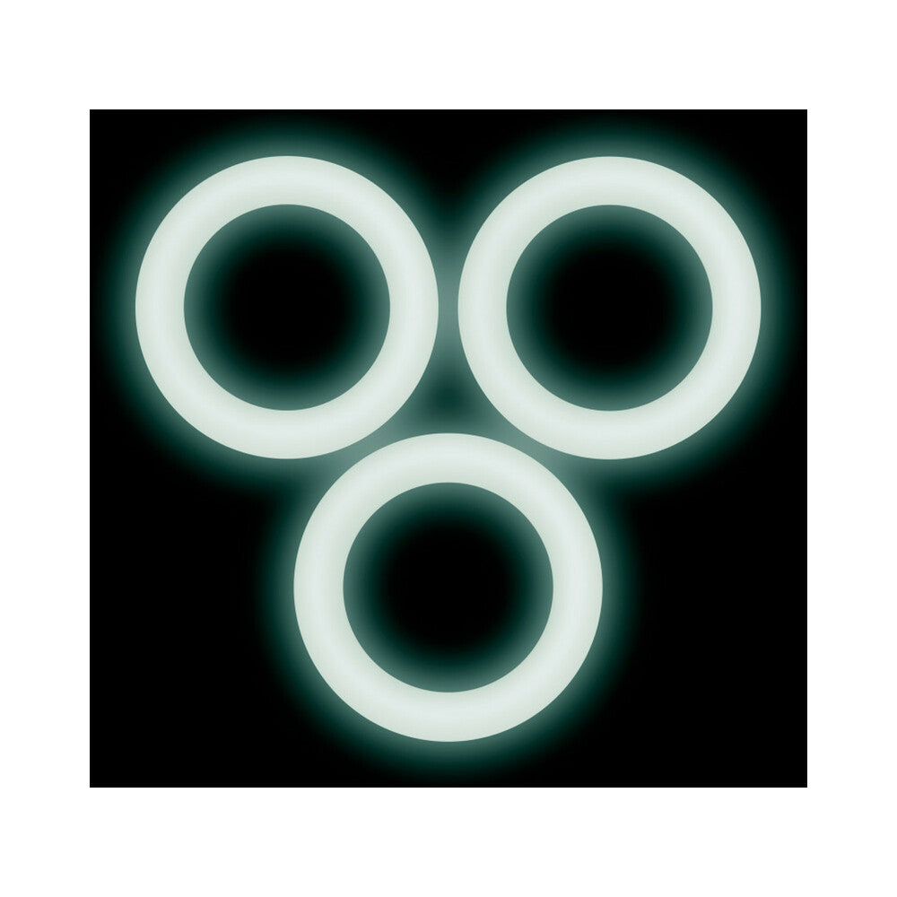 Blush Performance VS2 Pure Premium Silicone Cockrings 3-Pack Small White - Fantasies Boutique