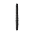 Colours Double Pleasure 12 in. Dual Ended Dildo Black - Fantasies Boutique