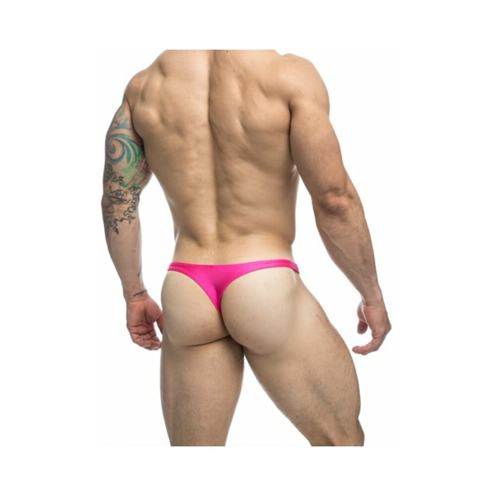 MaleBasics JUSTIN + SIMON Classic Tanga Pink 2XL - Fantasies Boutique