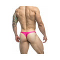 MaleBasics JUSTIN + SIMON Classic Tanga Pink 2XL - Fantasies Boutique
