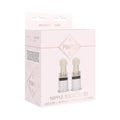 Shots Pumped Nipple Suction Set Rose Medium