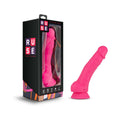 Blush Ruse Hypnotize Realistic 7.5 in. Silicone Dildo with Balls & Suction Cup Hot Pink