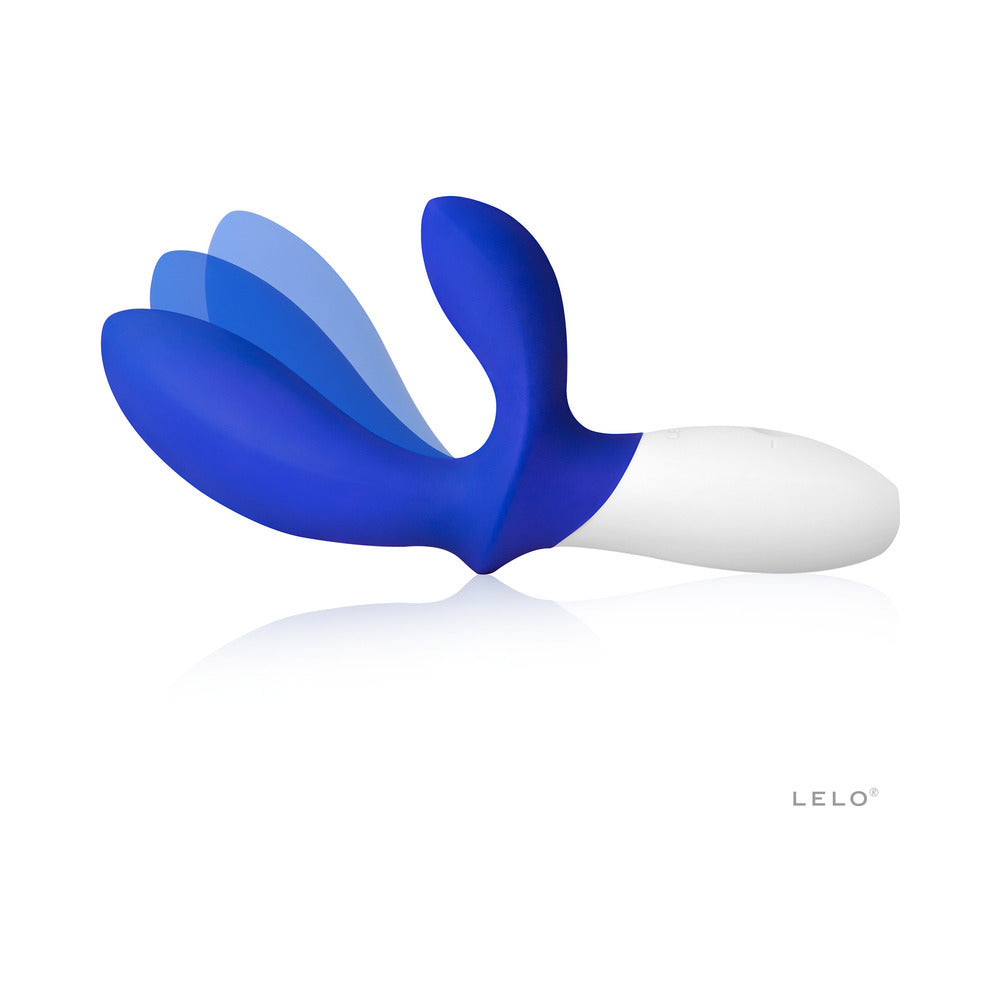 LELO LOKI WAVE Rechargeable Dual Stimulation Prostate Vibrator Federal Blue - Fantasies Boutique