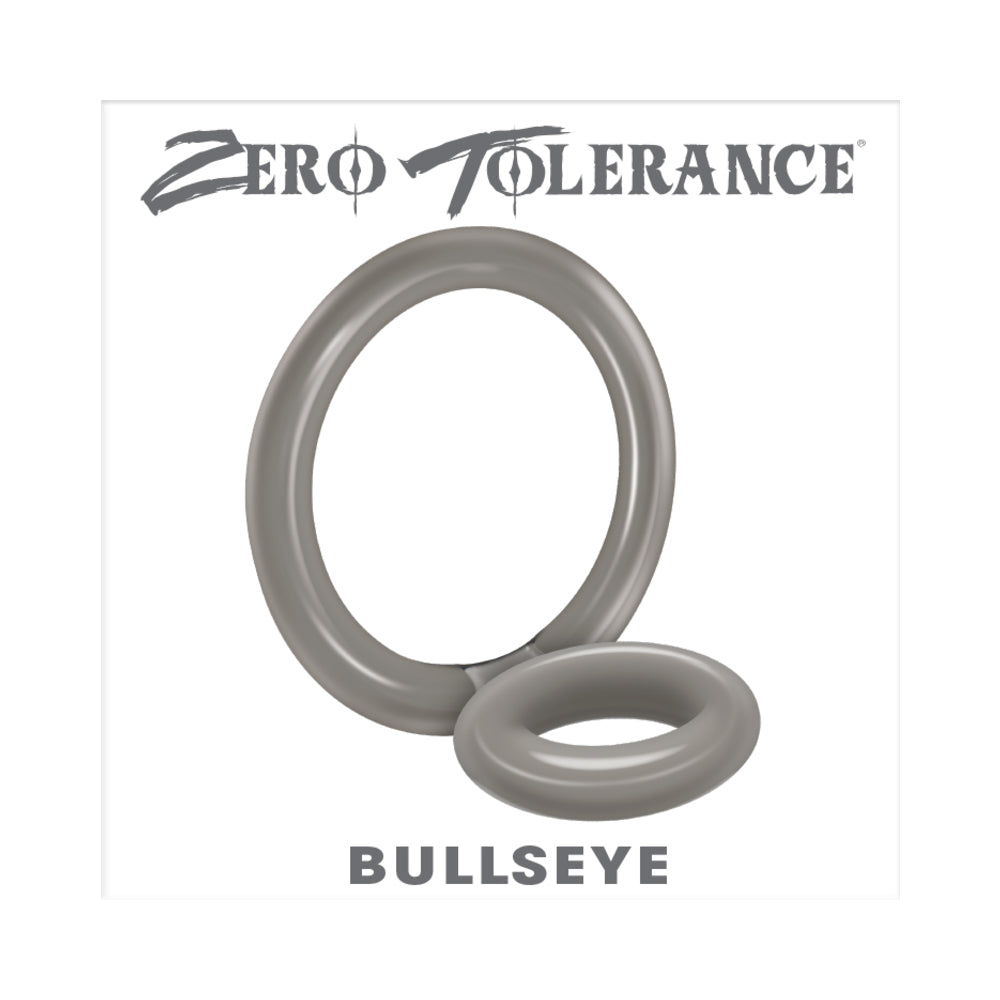 Zero Tolerance Bullseye Dual Ring Cockring Smoke - Fantasies Boutique