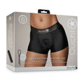 Ouch! Vibrating Strap-on Boxer Black M/L - Fantasies Boutique
