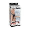 Fetish Fantasy Extreme Adjustable Hollow 12 in. Strap-On Beige/Black - Fantasies Boutique
