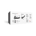Strap-On-Me Rechargeable Remote-Controlled Silicone Vibrating Bendable Strap-On Black M - Fantasies Boutique