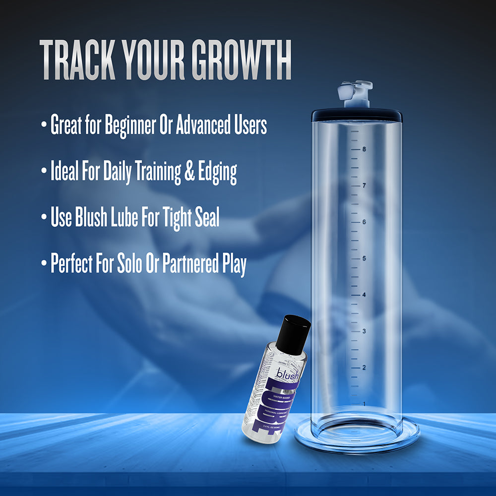 Performance 9in x 2.25in Penis Pump Cylinder Clear