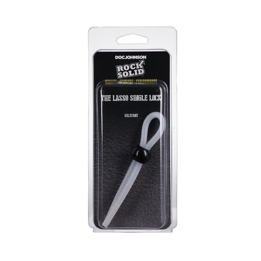 Rock Solid The  Lasso/Bolo  Single Lock Adjustable Translucent - Fantasies Boutique
