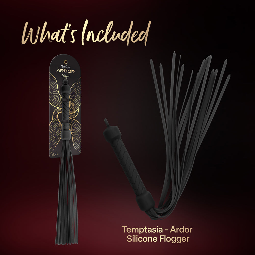 Temptasia Ardor Flogger Black