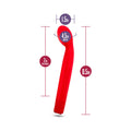 Blush Sexy Things G Slim Multispeed Slimline G-Spot Vibrator Red