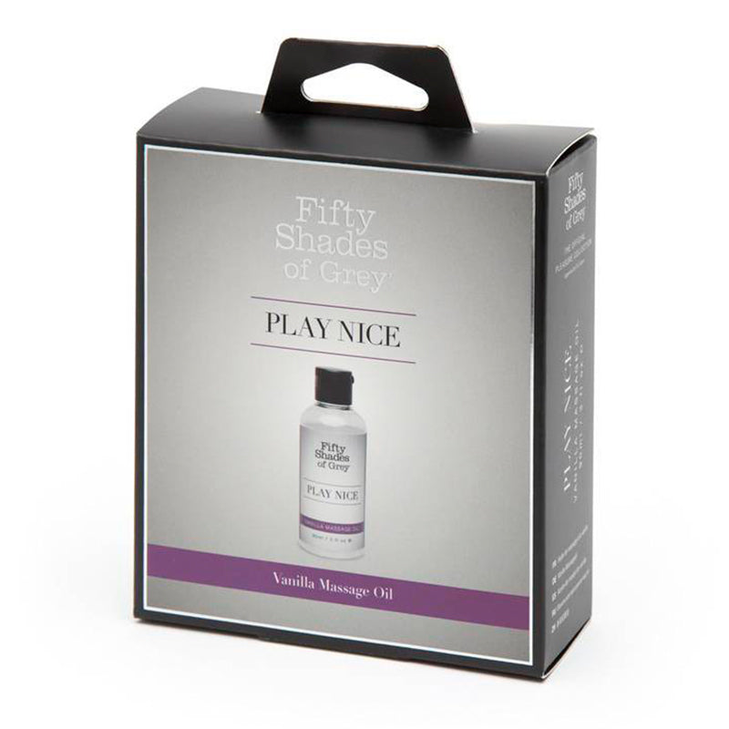 Fifty Shades of Grey Play Nice Vanilla Massage Oil 90 ml / 3 oz. - Fantasies Boutique