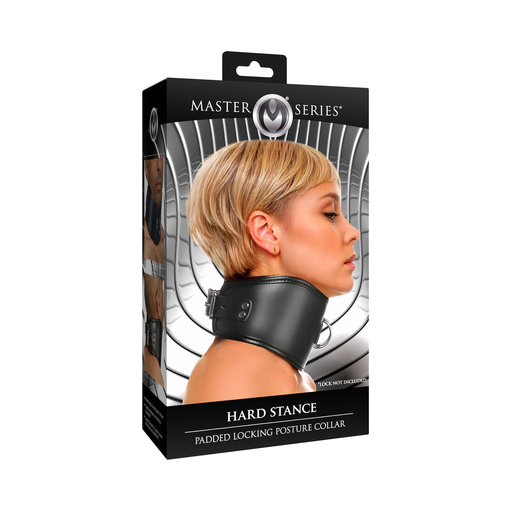 Master Series Hard Stance Padded Locking Posture Collar