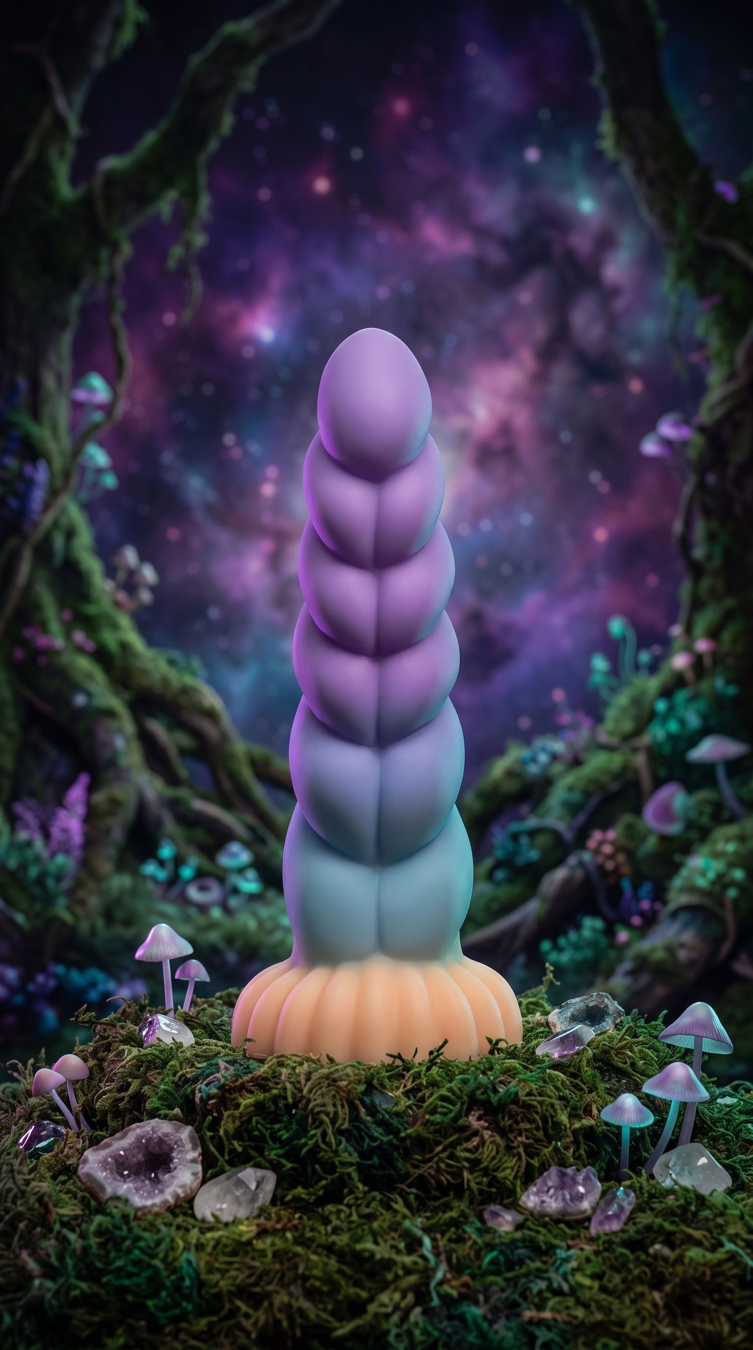 AI e-blast image, Creature Cocks Mystique Silicone Unicorn Dildo